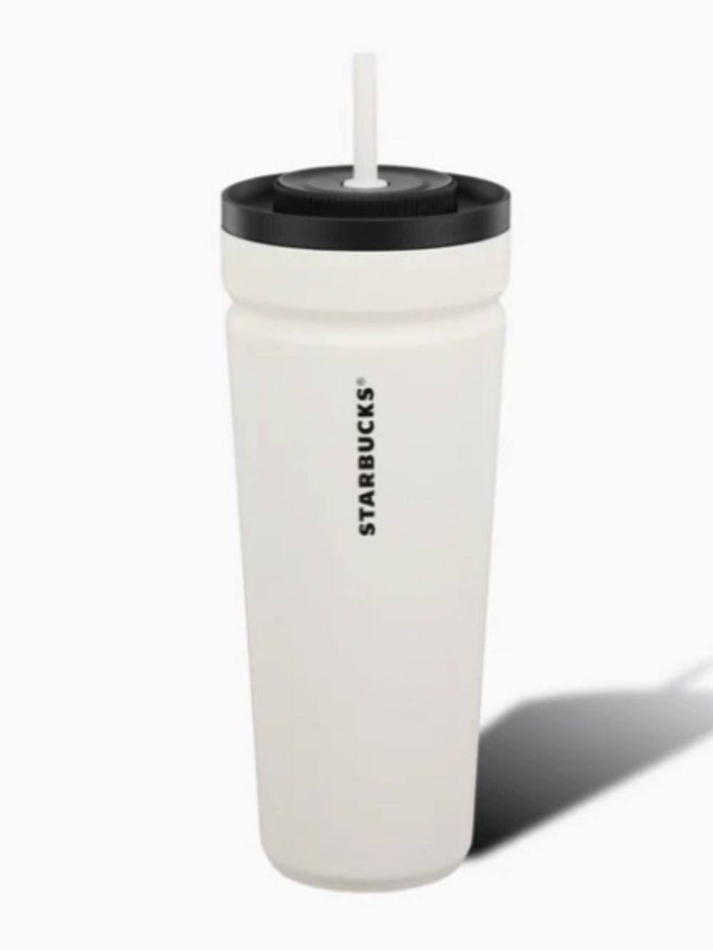 Stainless Steel Twist-to-Seal Cold Cup white soft touch NWT